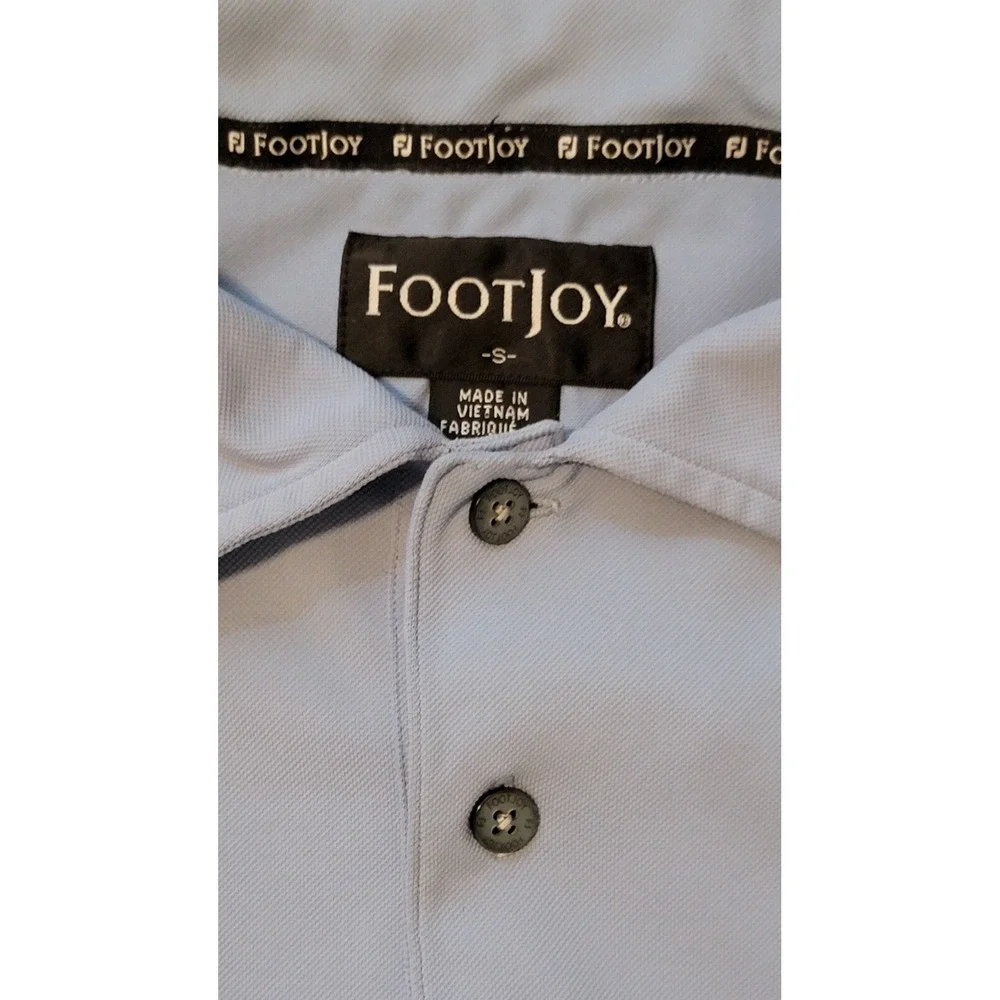 Footjoy FJ Titleist Tour‎ Issue Golf Polo Men's Sky Blue Shirt Size Small D0078
